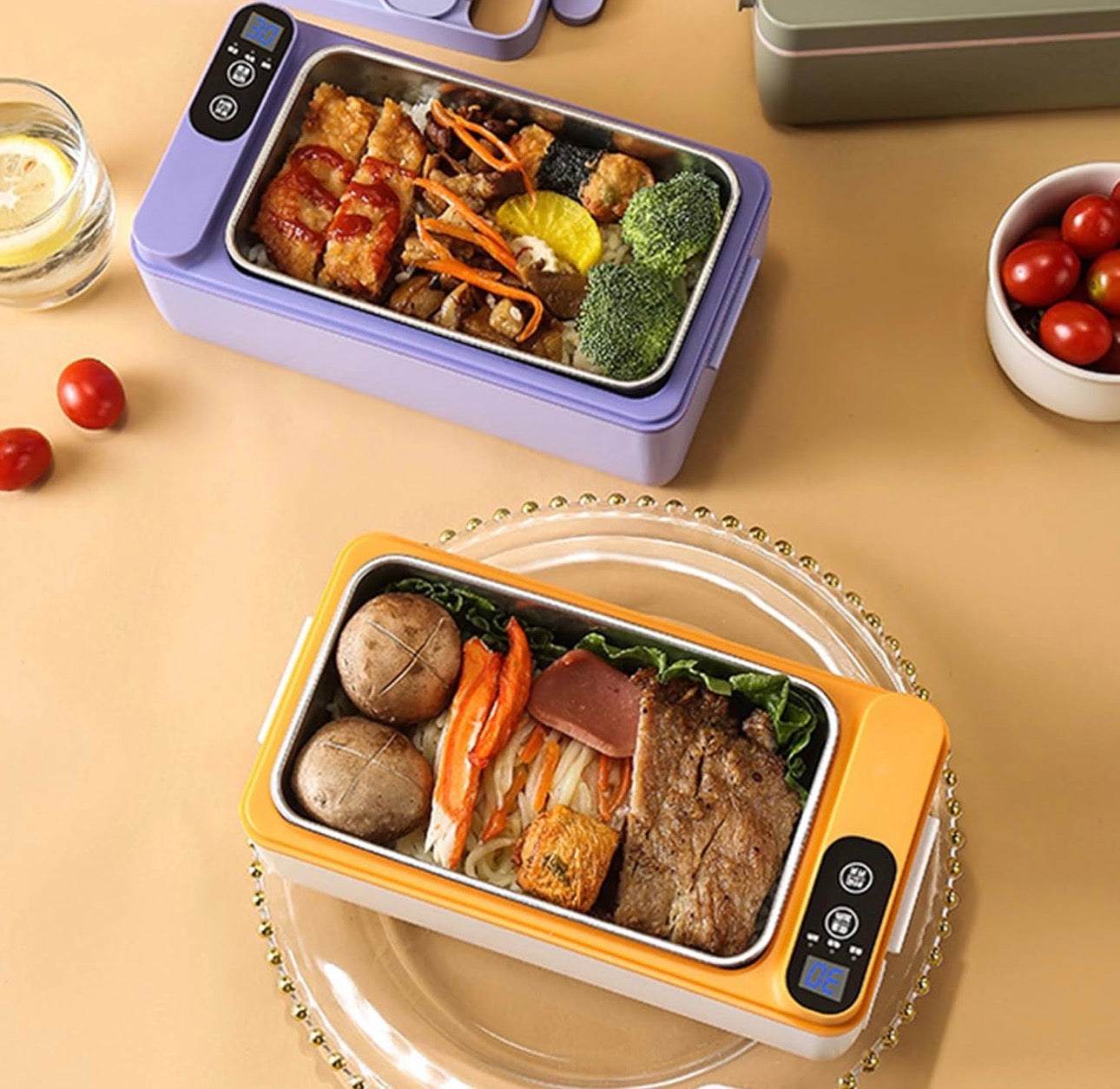 充電式保温弁当箱（304ステンレス製）